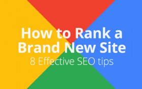 How to rank a new website