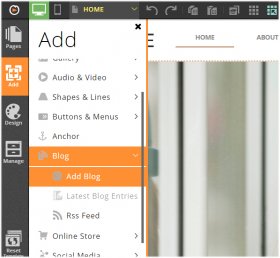 website.com adding blog